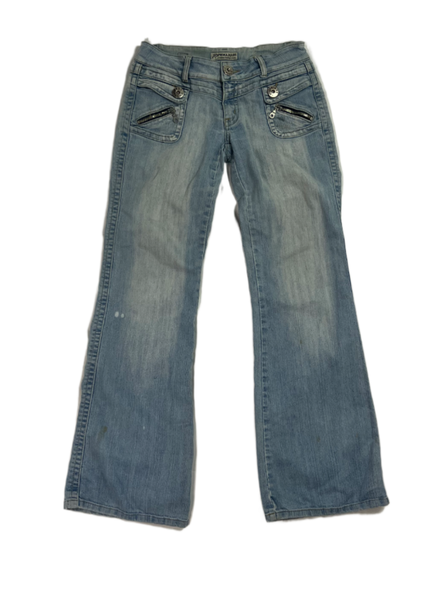 Y2k Jeans mit Schlag