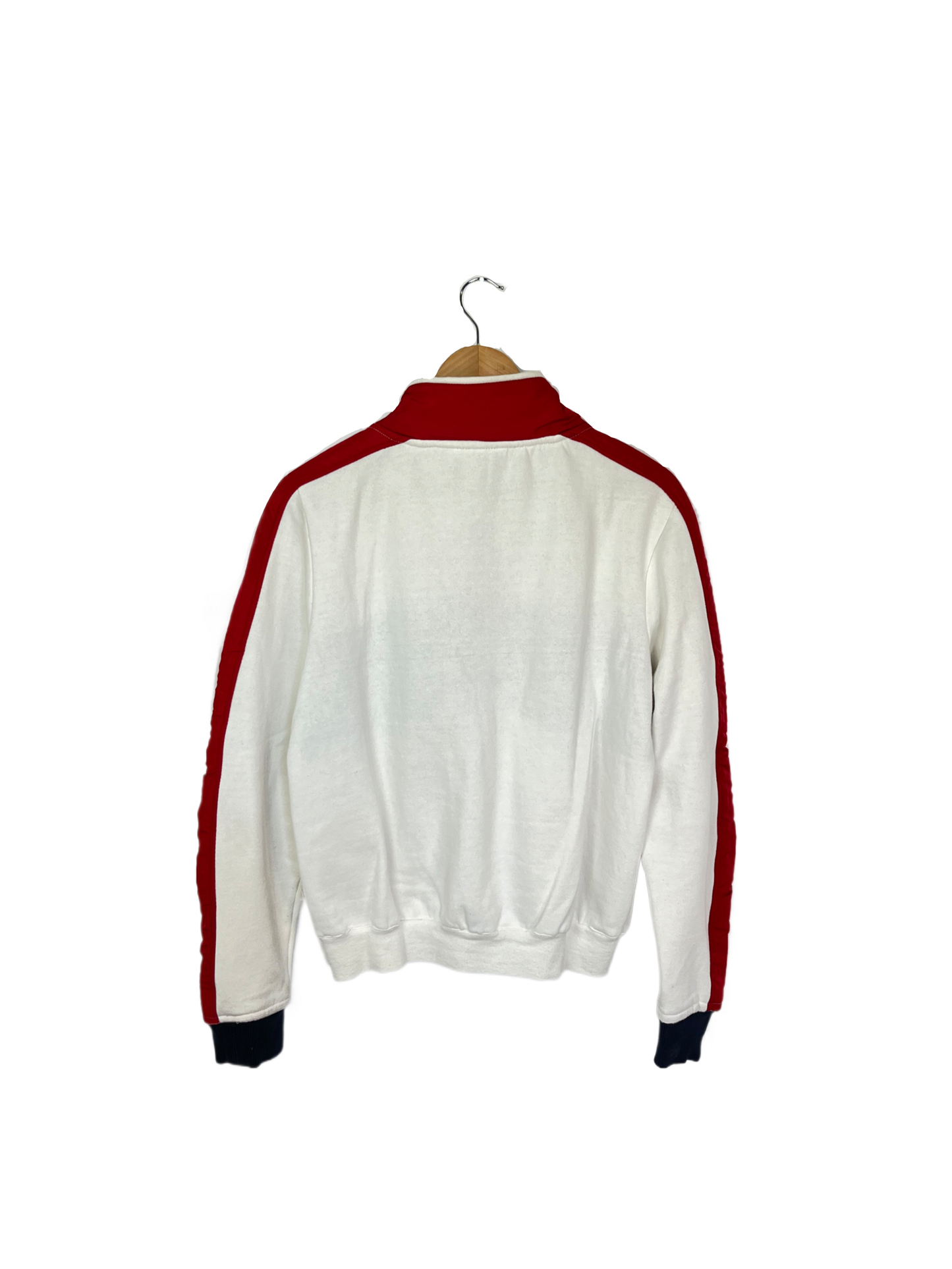 Weiß Rotes Vintage Zipper