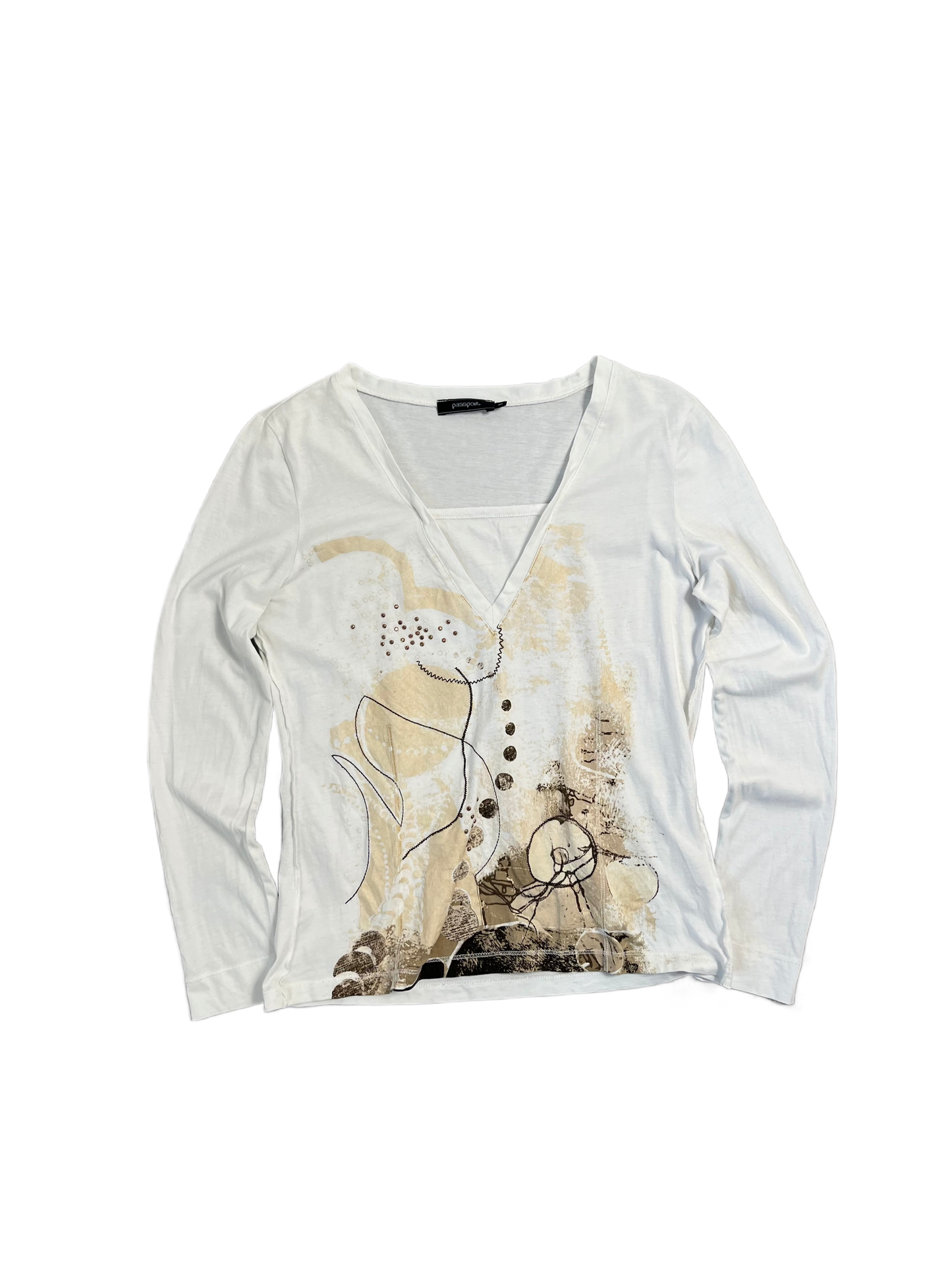 White Vintage Longsleeve (S)