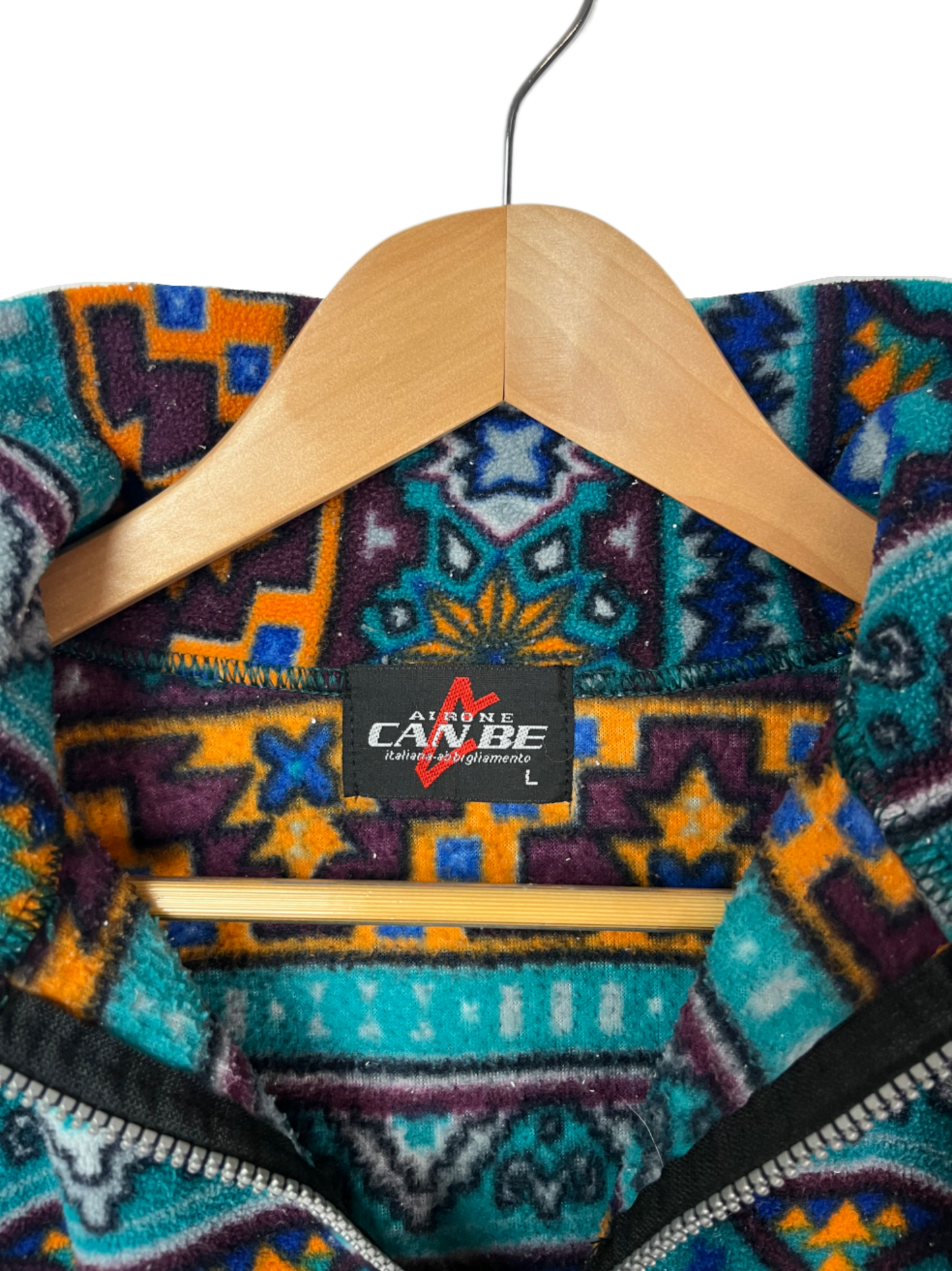 Vintage 70er jahre Flecce Jacke