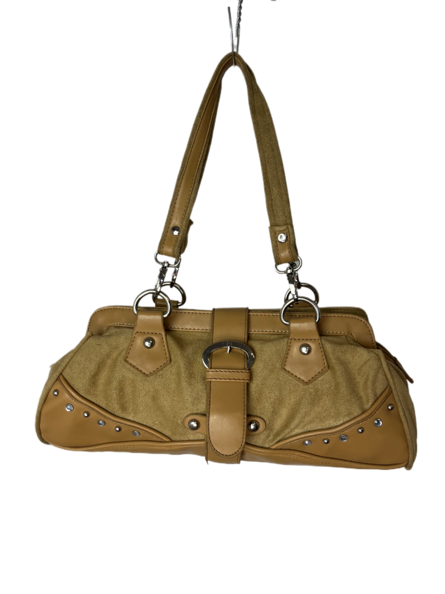 Baguette-Bag aus Wildleder
