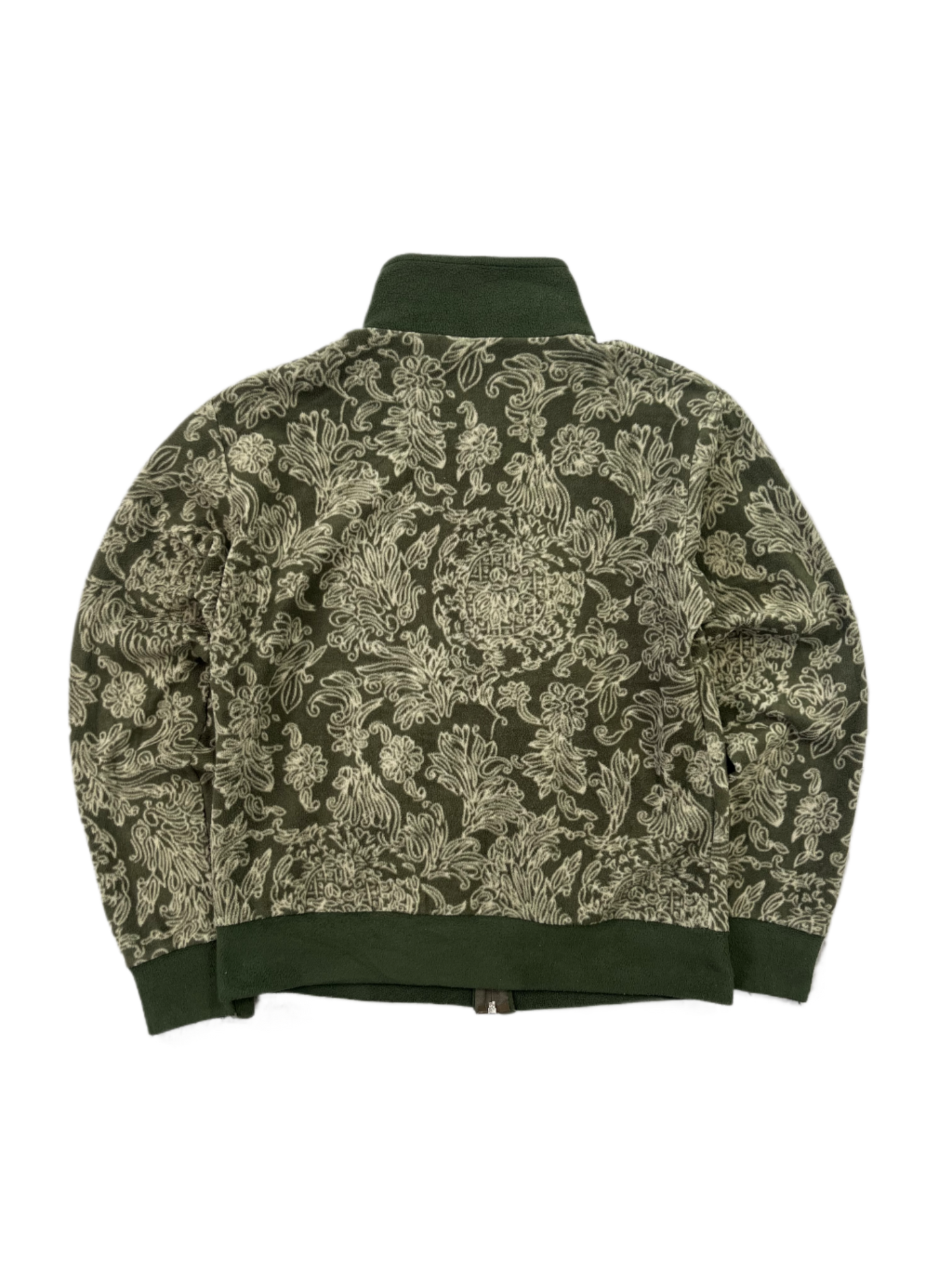 Forest Green Vintage Flecce Zipp Jacke (M)