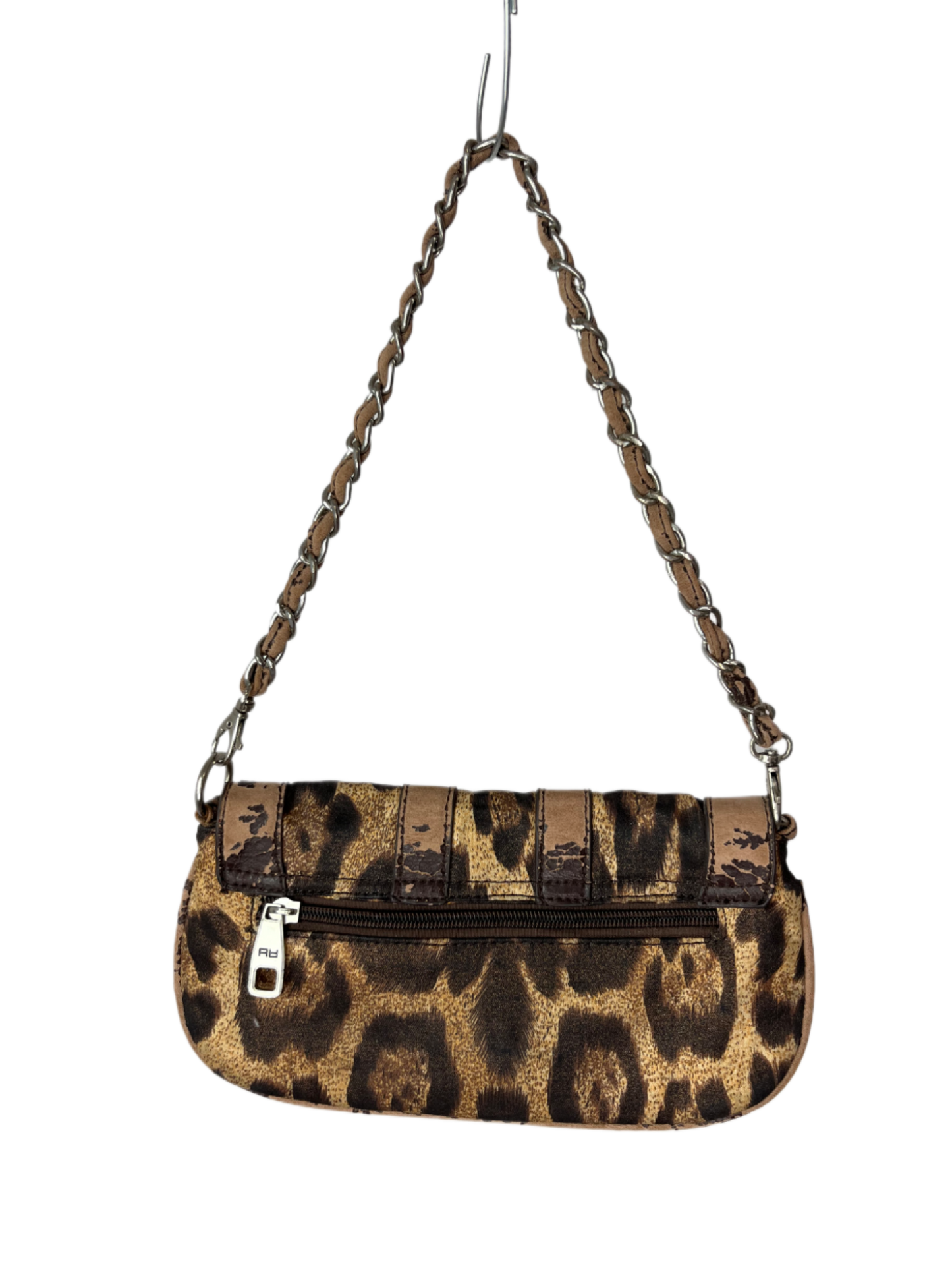 Vintage Leo-muster Baguette-Bag