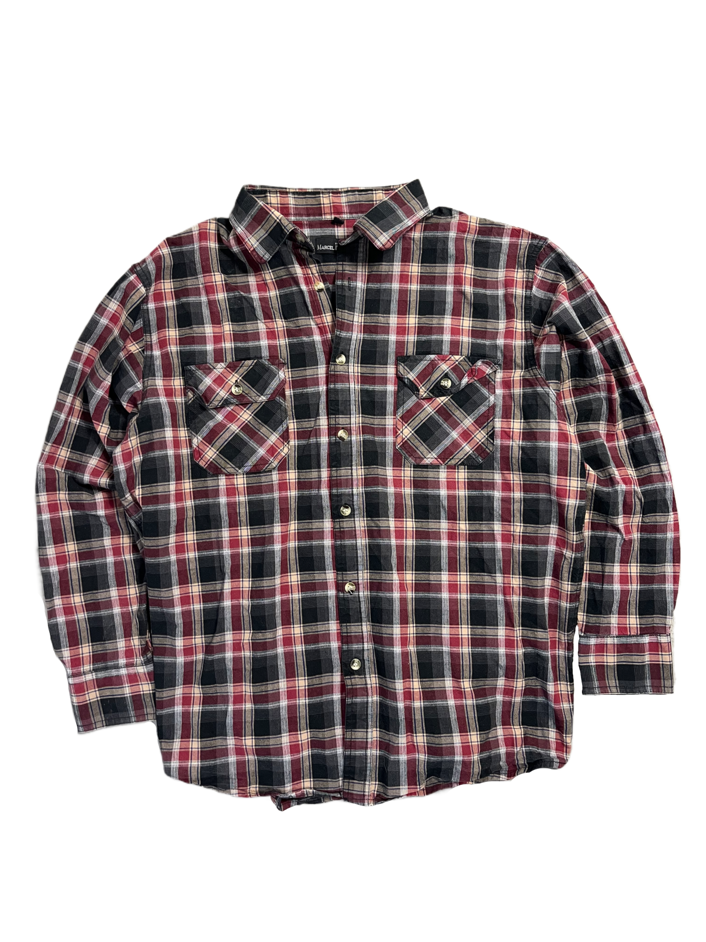 Holzfäller Vintage Hemd Im Karomuster (XL)