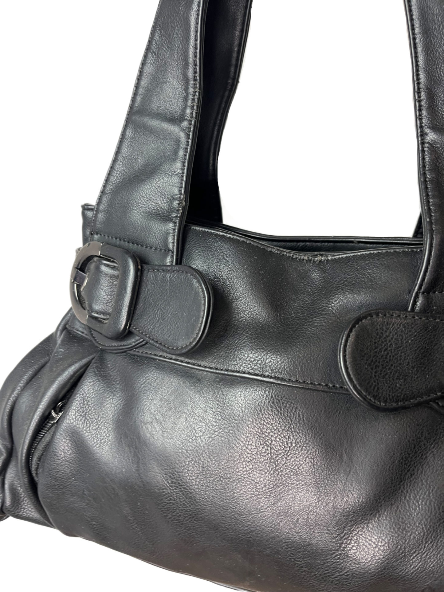 Vintage Echt Leder Baguette-Bag
