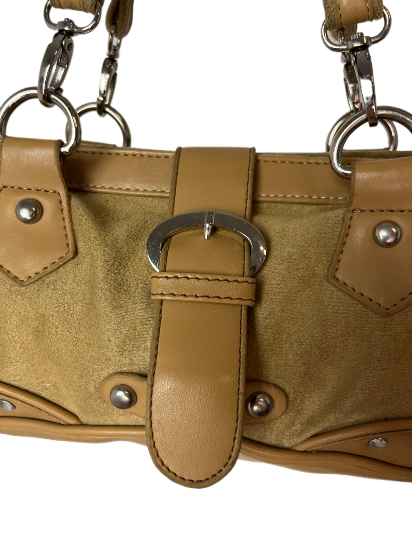 Baguette-Bag aus Wildleder
