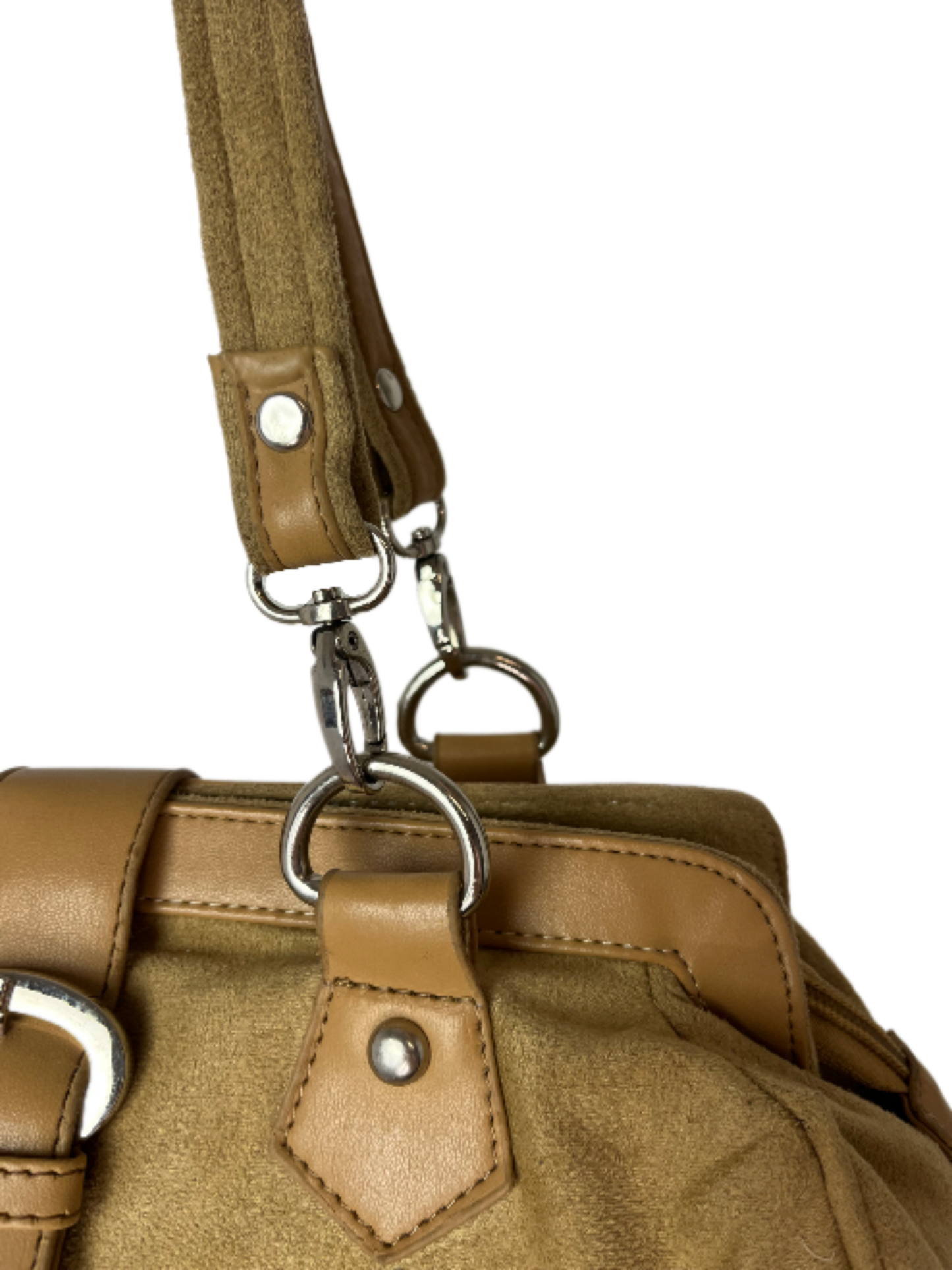 Baguette-Bag aus Wildleder