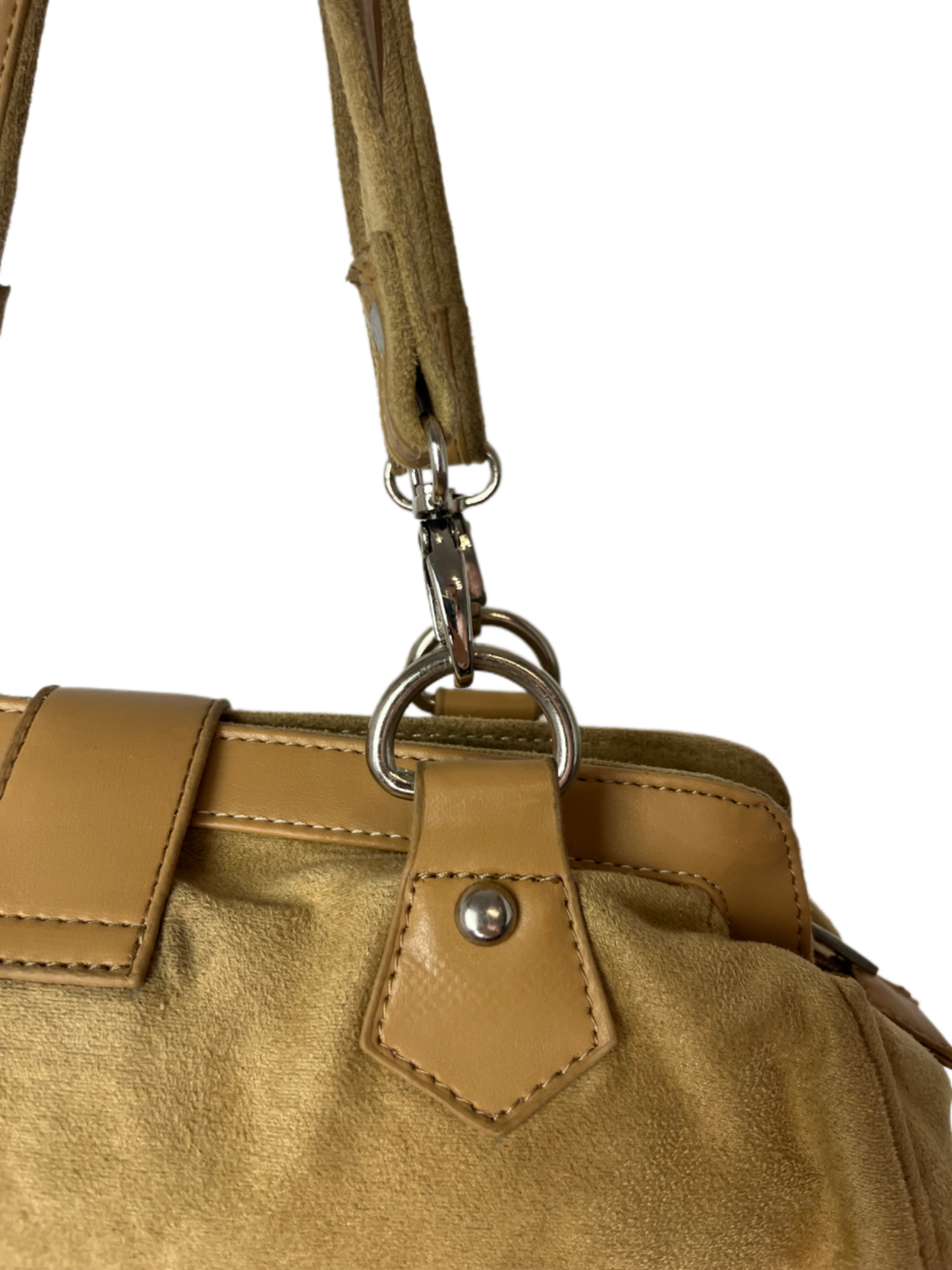 Baguette-Bag aus Wildleder