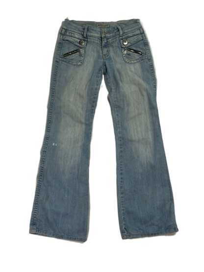 Y2k Jeans mit Schlag