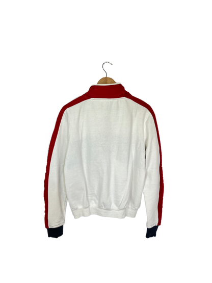 Weiß Rotes Vintage Zipper