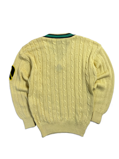 Collage Vintage Sweater Yellow-green (L)