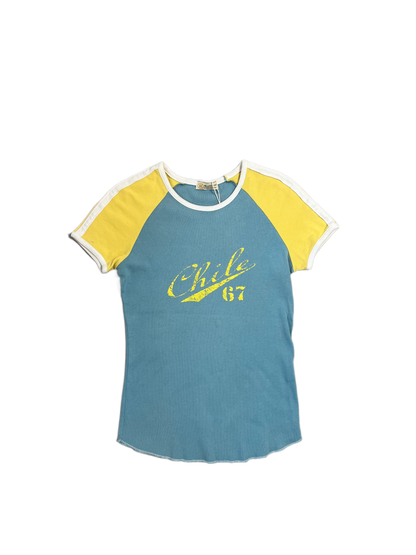 Blue Yellow Vintage Baby t-shirt (S)