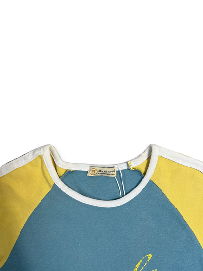 Blue Yellow Vintage Baby t-shirt (S)
