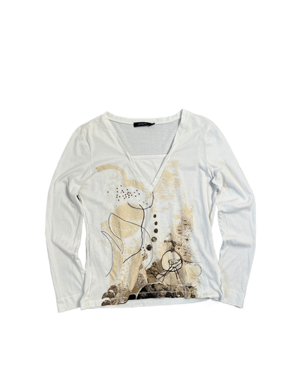 White Vintage Longsleeve (S)