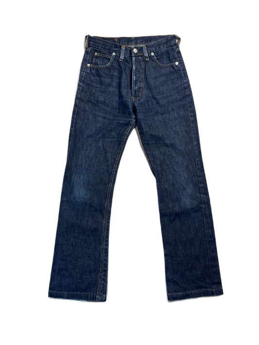 Dark Blue Vintage Straight Jeans (S)
