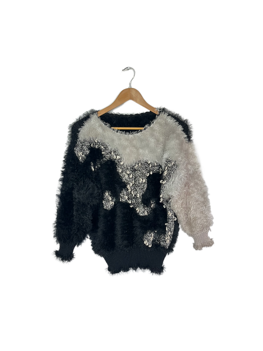 Y2k Plüsch sweater