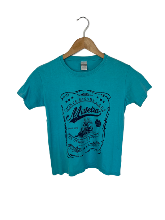 Hellblaues Vintage Baby shirt