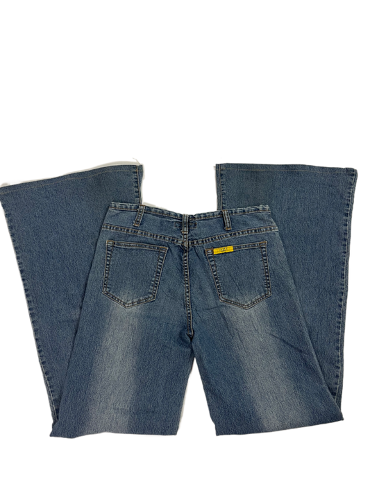 Light blue Y2k Yazz Schlaghose (M)