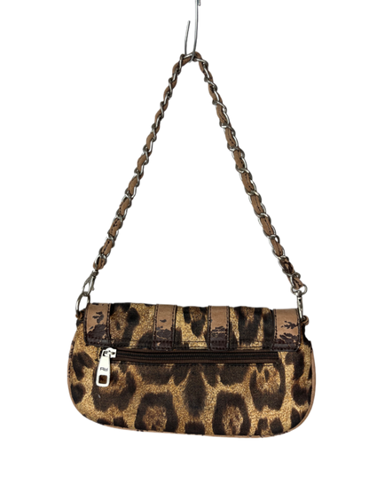 Vintage Leo-muster Baguette-Bag