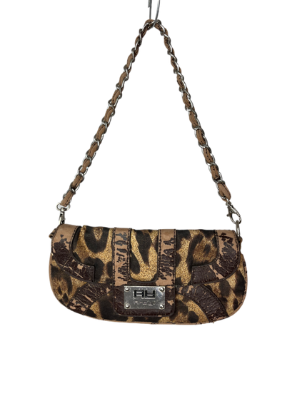 Vintage Leo-muster Baguette-Bag