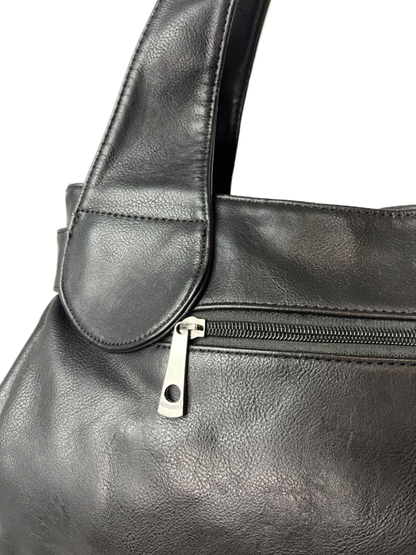 Vintage Echt Leder Baguette-Bag