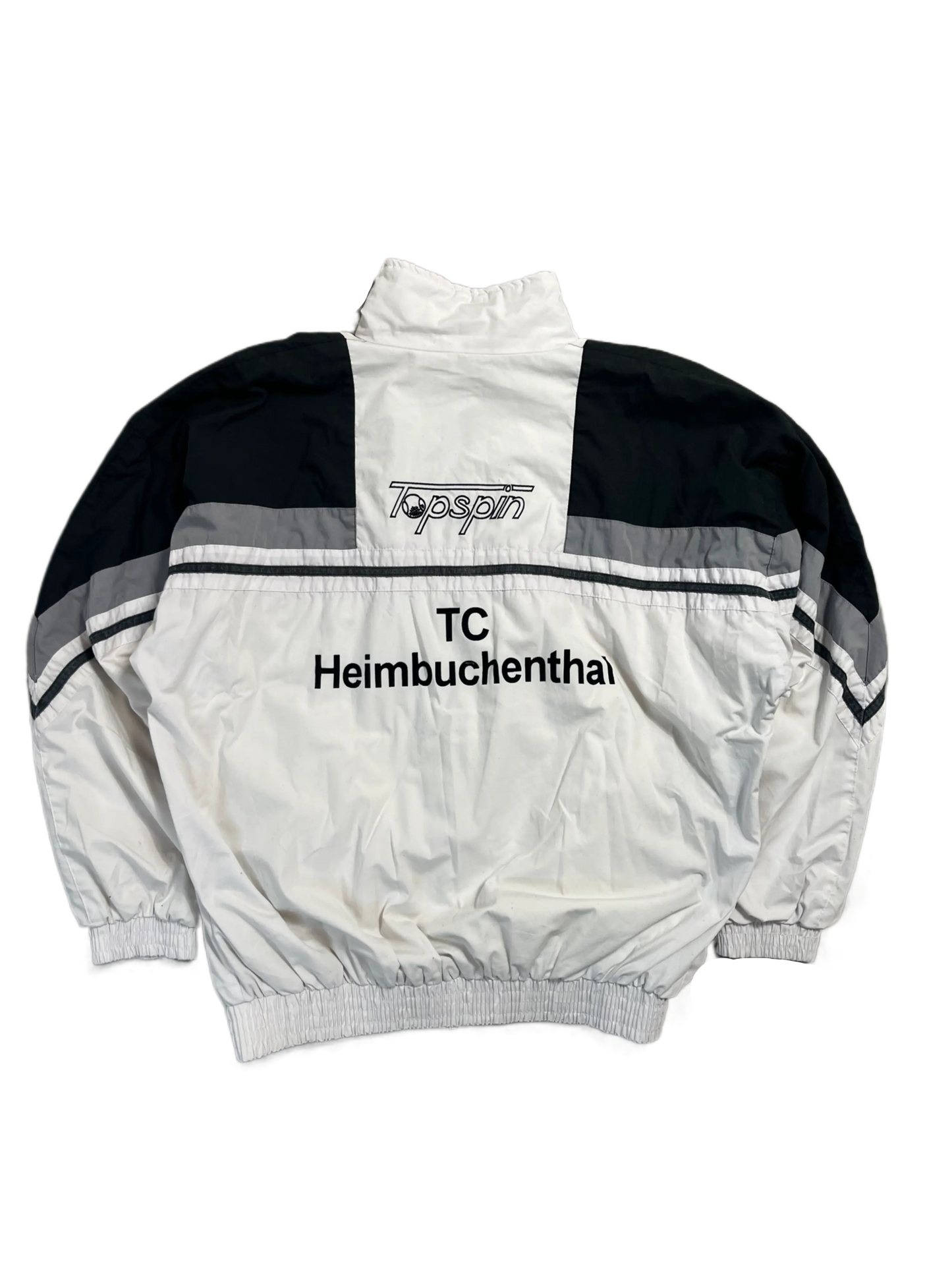 Topspin Vintage Trainings Jacke white-black (M)