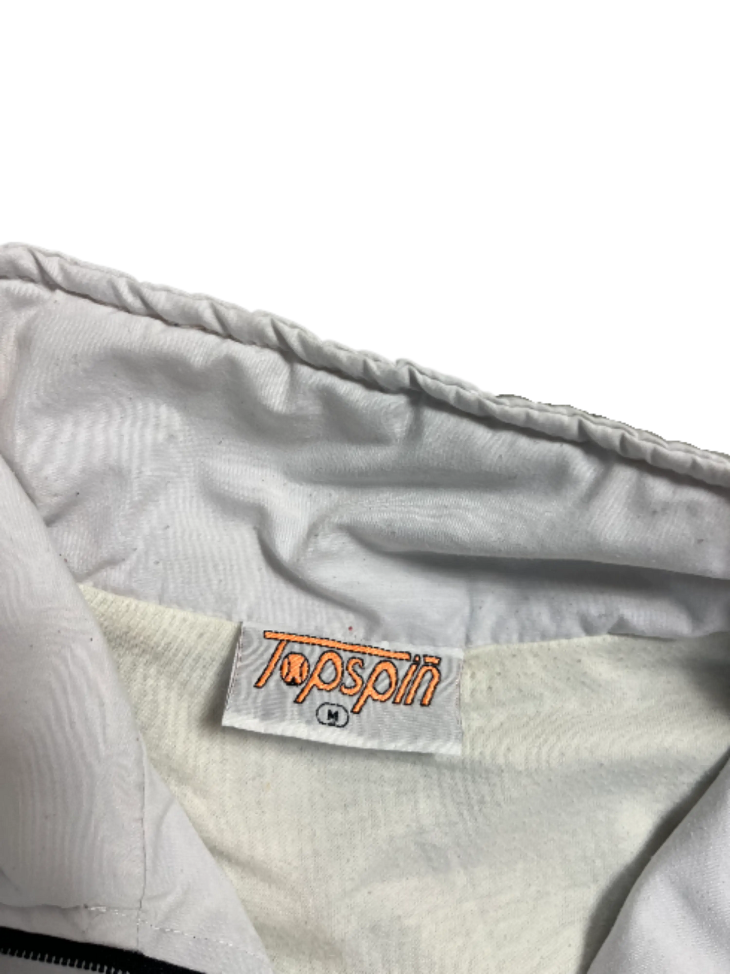 Topspin Vintage Trainings Jacke white-black (M)