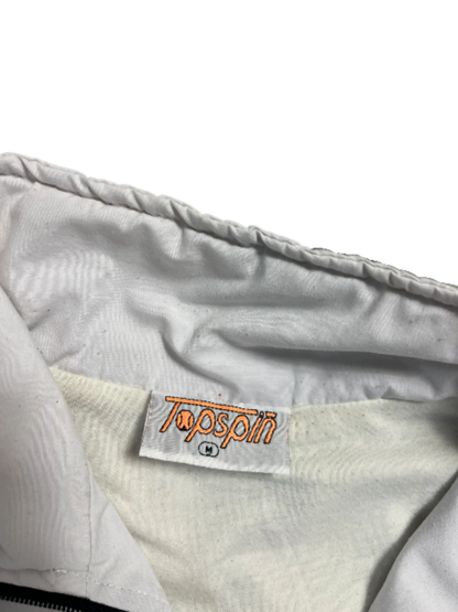 Topspin Vintage Trainings Jacke white-black (M)