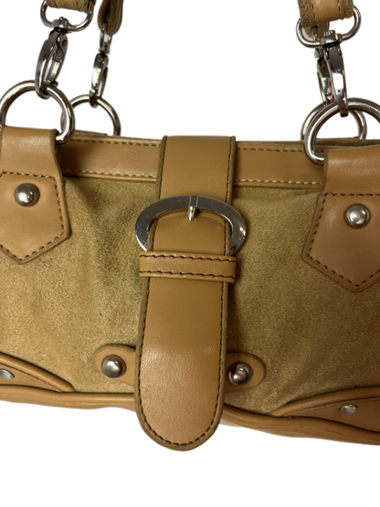 Baguette-Bag aus Wildleder