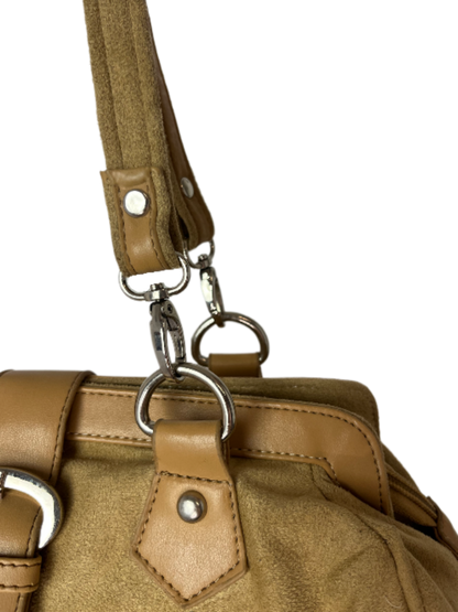 Baguette-Bag aus Wildleder