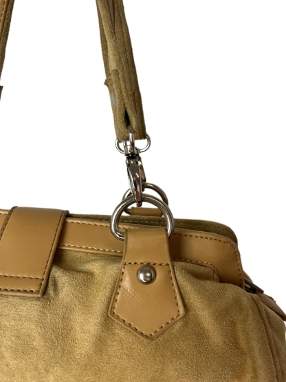 Baguette-Bag aus Wildleder