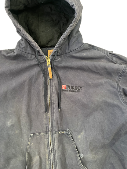 Marin-blue Vintage Workwear Jacke (XXL)