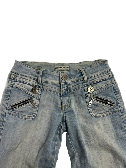 Y2k Jeans mit Schlag
